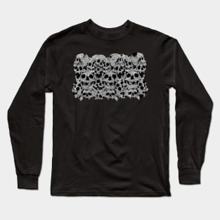 Screaming skulls Long Sleeve T-Shirt